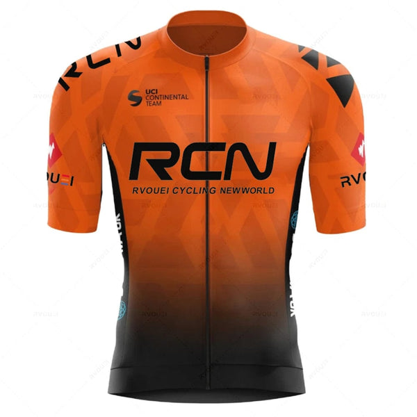 Planet Gates 2023 RCN Team Cycling Jersey Set Summer Breathable Road Bicycle Suit Riding Uniform Bike MTB Clothing New Sports Cycling Kits