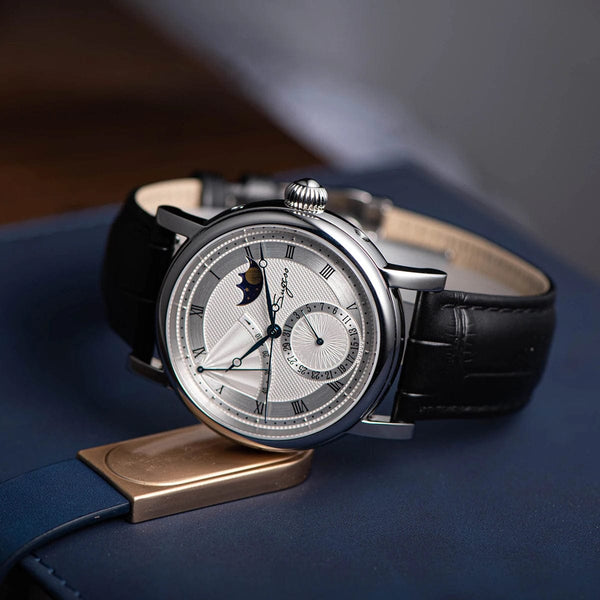 Planet Gates 2023 Sugess Watch of Men Automatic Mechanical Moon-Phase Wristwatches Power Reserved  Sapphire WaterResistant Tianjin Movement