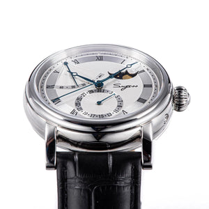 Planet Gates 2023 Sugess Watch of Men Automatic Mechanical Moon-Phase Wristwatches Power Reserved  Sapphire WaterResistant Tianjin Movement