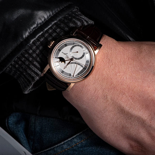 Planet Gates 2023 Sugess Watch of Men Automatic Mechanical Moon-Phase Wristwatches Power Reserved  Sapphire WaterResistant Tianjin Movement