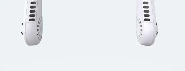 Planet Gates 2024 1200mAh New Mini Neck Mounted Fan Portable Bladeless Neck Rechargeable Air Cooler 3 Speed Mini Summer Sports Fan Outdoor