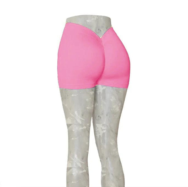 Planet Gates 2024 24Colors Nylon Back V Butt Yoga Pants Women High Waist Fitness Workout Gym Running Scrunch Leggings Shorts Active Wear