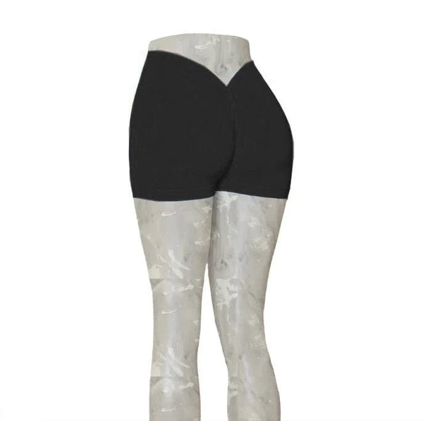 Planet Gates 2024 24Colors Nylon Back V Butt Yoga Pants Women High Waist Fitness Workout Gym Running Scrunch Leggings Shorts Active Wear