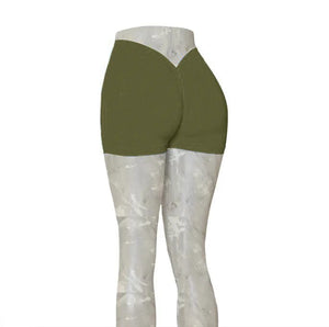 Planet Gates 2024 24Colors Nylon Back V Butt Yoga Pants Women High Waist Fitness Workout Gym Running Scrunch Leggings Shorts Active Wear