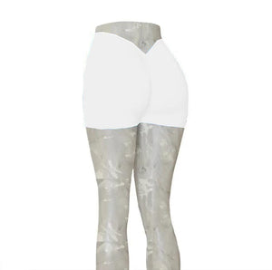 Planet Gates 2024 24Colors Nylon Back V Butt Yoga Pants Women High Waist Fitness Workout Gym Running Scrunch Leggings Shorts Active Wear