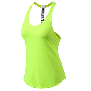 Planet Gates 2024 Gym Tops Women's Sports Top Letter Backless Shirts Sleeveless Yoga Tops Fitness Running Quick Dry Tank Crop Top