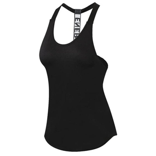 Planet Gates 2024 Gym Tops Women's Sports Top Letter Backless Shirts Sleeveless Yoga Tops Fitness Running Quick Dry Tank Crop Top
