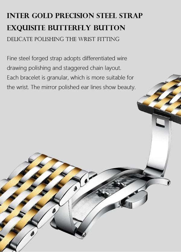 Planet Gates 2024 Men Watches Waterproof Luminous Top Brand Luxury Leather Casual Sports Quartz Wristwatch Military Man Watch For Men relogio