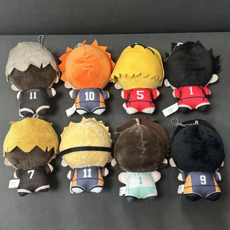 Planet Gates 2024 New 10cm Anime Plush Toy Tobio Kageyama Shoyo Hinata Kuroo Tetsurou Mini Stuffed Toys Pendant Kids Gift