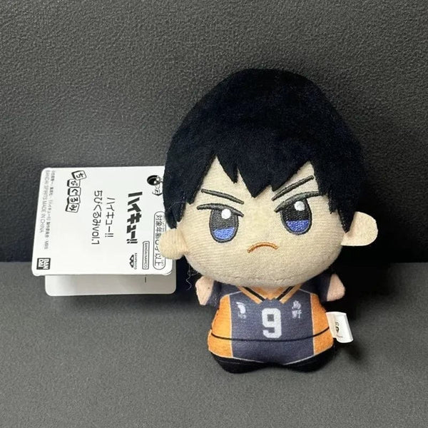 Planet Gates 2024 New 10cm Anime Plush Toy Tobio Kageyama Shoyo Hinata Kuroo Tetsurou Mini Stuffed Toys Pendant Kids Gift
