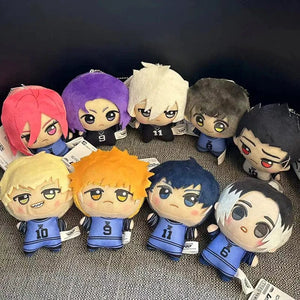 Planet Gates 2024 New 10cm Anime Plush Toy Tobio Kageyama Shoyo Hinata Kuroo Tetsurou Mini Stuffed Toys Pendant Kids Gift