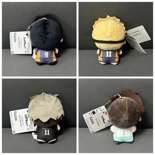 Planet Gates 2024 New 10cm Anime Plush Toy Tobio Kageyama Shoyo Hinata Kuroo Tetsurou Mini Stuffed Toys Pendant Kids Gift