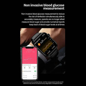 Planet Gates 2024 New ECG+PPG Medical Grade Smart Watch Women Blood Sugar Blood Lipid Uric Acid Women Menstrual Health Tracker Smartwatches
