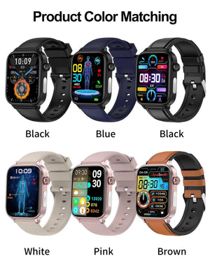 Planet Gates 2024 New ECG+PPG Medical Grade Smart Watch Women Blood Sugar Blood Lipid Uric Acid Women Menstrual Health Tracker Smartwatches