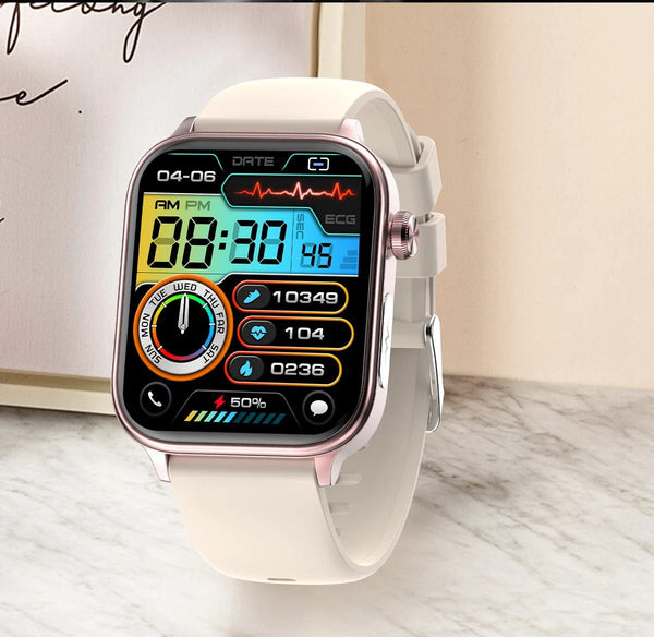 Planet Gates 2024 New ECG+PPG Medical Grade Smart Watch Women Blood Sugar Blood Lipid Uric Acid Women Menstrual Health Tracker Smartwatches