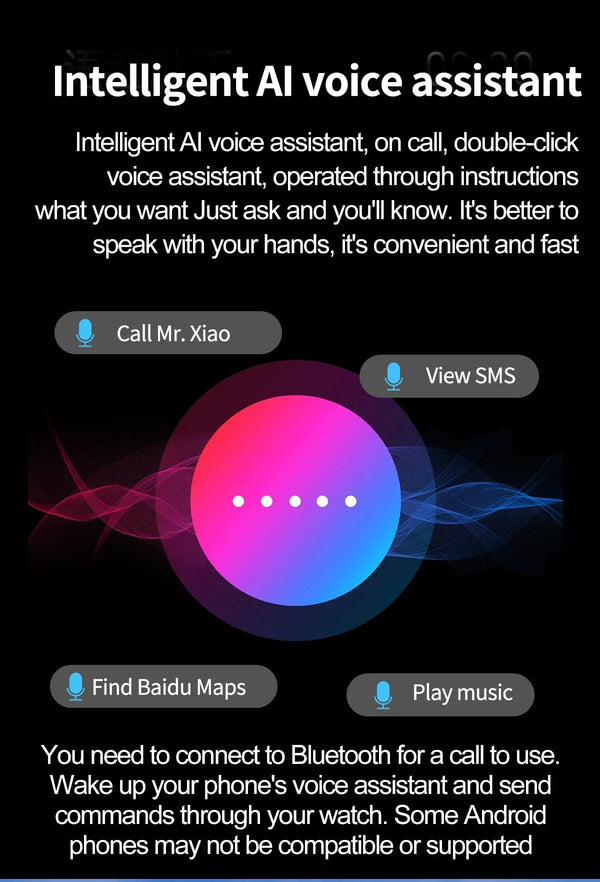 Planet Gates 2024 New ECG+PPG Uric Acid Non-Invasive Blood Glucose Smartwatch Men Bluetooth Call Heart Rate Blood Pressure Smart Watch Women