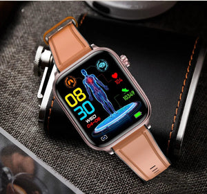 Planet Gates 2024 New ECG+PPG Uric Acid Non-Invasive Blood Glucose Smartwatch Men Bluetooth Call Heart Rate Blood Pressure Smart Watch Women