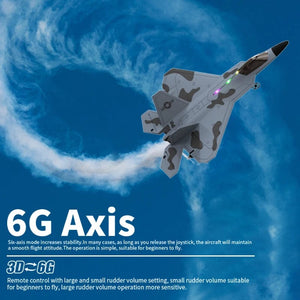 Planet Gates 2024 New F22S 2.4G 3CH 3D6G RC Airplane Raptor F22 Warplane WLtoys A180 Upgrade Version LED Light With Gyroscope Out Door Toys