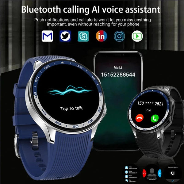 Planet Gates 2024 New For HUAWEI IOS Watch X High-End Business Watch 32G Large Memory Album Smartwatch Men Sports Fitness Waterproof Bracelet