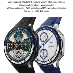 Planet Gates 2024 New For HUAWEI IOS Watch X High-End Business Watch 32G Large Memory Album Smartwatch Men Sports Fitness Waterproof Bracelet