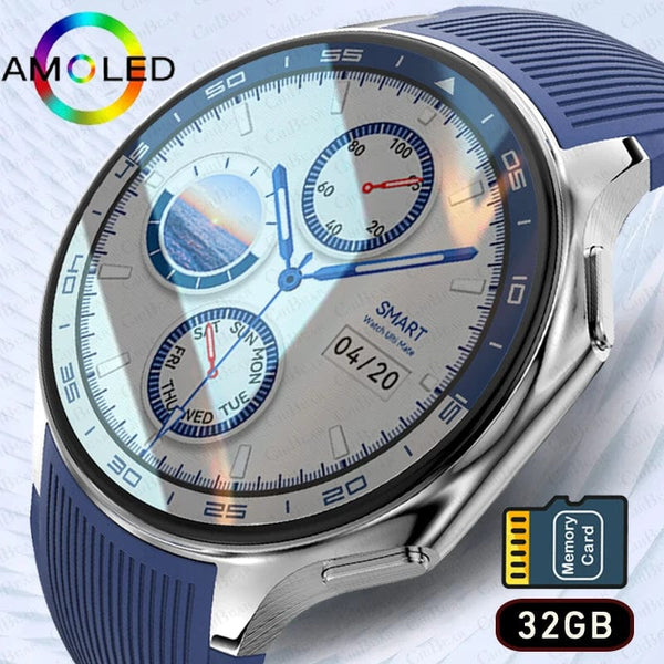 Planet Gates 2024 New For HUAWEI IOS Watch X High-End Business Watch 32G Large Memory Album Smartwatch Men Sports Fitness Waterproof Bracelet