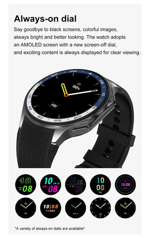 Planet Gates 2024 New For HUAWEI IOS Watch X High-End Business Watch 32G Large Memory Album Smartwatch Men Sports Fitness Waterproof Bracelet