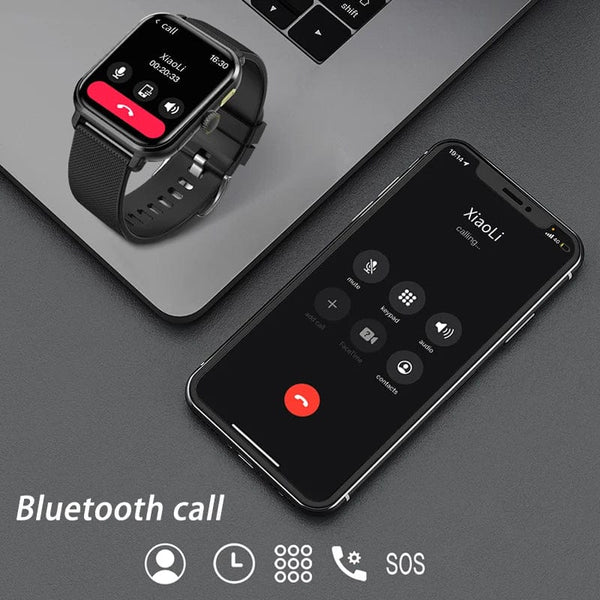 Planet Gates 2024 New For Huawei Xiaomi AMOLED Smart Watch Men Blood Sugar Bluetooth Call GPS Sport Tracker IP68 Waterproof Women Smartwatch