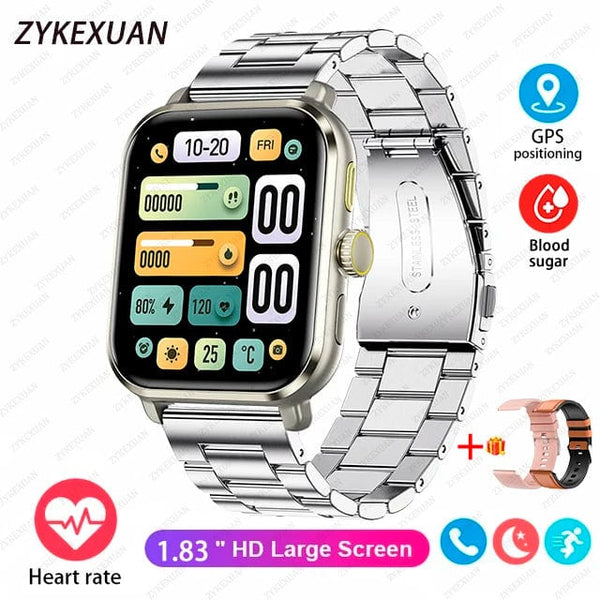 Planet Gates 2024 New For Huawei Xiaomi AMOLED Smart Watch Men Blood Sugar Bluetooth Call GPS Sport Tracker IP68 Waterproof Women Smartwatch