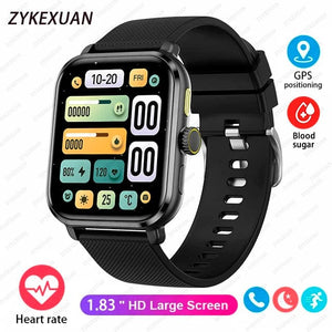 Planet Gates 2024 New For Huawei Xiaomi AMOLED Smart Watch Men Blood Sugar Bluetooth Call GPS Sport Tracker IP68 Waterproof Women Smartwatch
