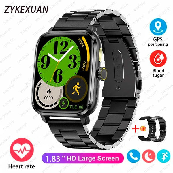 Planet Gates 2024 New For Huawei Xiaomi AMOLED Smart Watch Men Blood Sugar Bluetooth Call GPS Sport Tracker IP68 Waterproof Women Smartwatch