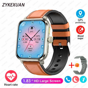 Planet Gates 2024 New For Huawei Xiaomi AMOLED Smart Watch Men Blood Sugar Bluetooth Call GPS Sport Tracker IP68 Waterproof Women Smartwatch