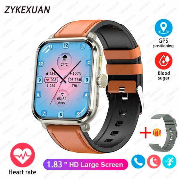 Planet Gates 2024 New For Huawei Xiaomi AMOLED Smart Watch Men Blood Sugar Bluetooth Call GPS Sport Tracker IP68 Waterproof Women Smartwatch