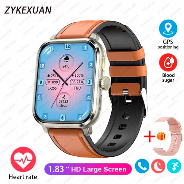 Planet Gates 2024 New For Huawei Xiaomi AMOLED Smart Watch Men Blood Sugar Bluetooth Call GPS Sport Tracker IP68 Waterproof Women Smartwatch