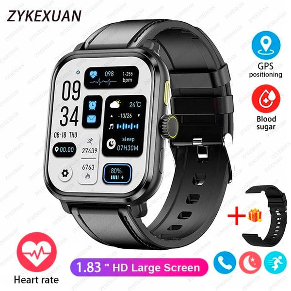 Planet Gates 2024 New For Huawei Xiaomi AMOLED Smart Watch Men Blood Sugar Bluetooth Call GPS Sport Tracker IP68 Waterproof Women Smartwatch