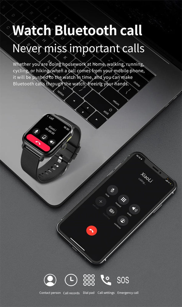 Planet Gates 2024 New For Huawei Xiaomi AMOLED Smart Watch Men Blood Sugar Bluetooth Call GPS Sport Tracker IP68 Waterproof Women Smartwatch