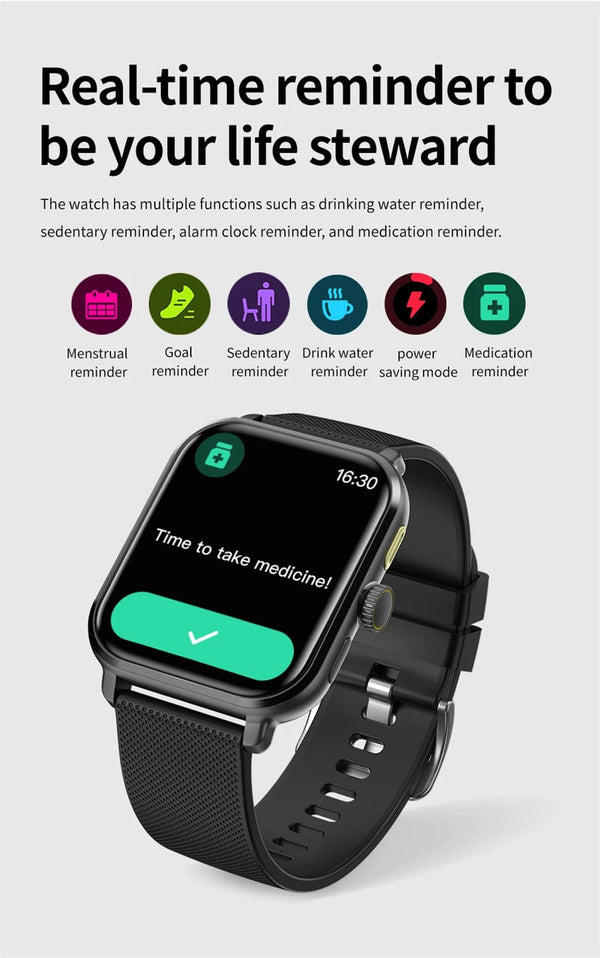 Planet Gates 2024 New For Huawei Xiaomi AMOLED Smart Watch Men Blood Sugar Bluetooth Call GPS Sport Tracker IP68 Waterproof Women Smartwatch