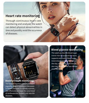 Planet Gates 2024 New For Huawei Xiaomi AMOLED Smart Watch Men Blood Sugar Bluetooth Call GPS Sport Tracker IP68 Waterproof Women Smartwatch