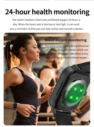 Planet Gates 2024 New For Huawei Xiaomi AMOLED Smart Watch Men Blood Sugar Bluetooth Call GPS Sport Tracker IP68 Waterproof Women Smartwatch