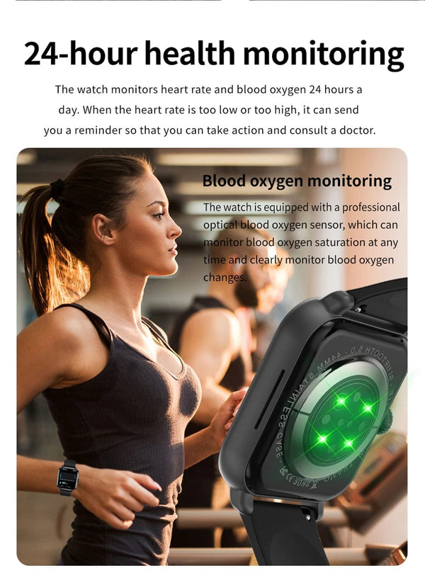 Planet Gates 2024 New For Huawei Xiaomi AMOLED Smart Watch Men Blood Sugar Bluetooth Call GPS Sport Tracker IP68 Waterproof Women Smartwatch