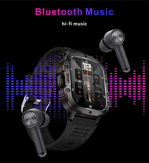 Planet Gates 2024 New For Xiaomi Military Smart Watch Men IP68 5ATM Outdoor Sports Fitness Tracker 24H Health Monitor 1.96 inch Smartwatches