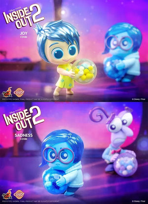 Planet Gates 2024 New Hot Toys Disney Pixar Inside Out 2 Joy Sadness Anger Disgust Cosbi Collectible Figurine Mini Doll Kids Birthday Gift