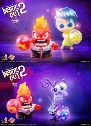 Planet Gates 2024 New Hot Toys Disney Pixar Inside Out 2 Joy Sadness Anger Disgust Cosbi Collectible Figurine Mini Doll Kids Birthday Gift