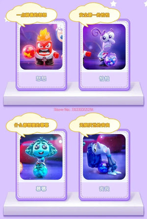 Planet Gates 2024 New Hot Toys Disney Pixar Inside Out 2 Joy Sadness Anger Disgust Cosbi Collectible Figurine Mini Doll Kids Birthday Gift