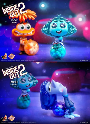 Planet Gates 2024 New Hot Toys Disney Pixar Inside Out 2 Joy Sadness Anger Disgust Cosbi Collectible Figurine Mini Doll Kids Birthday Gift