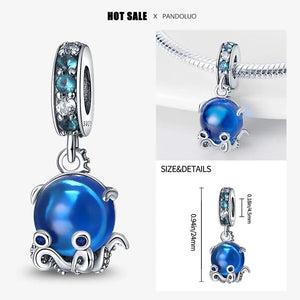 Planet Gates 2024 New in Hot Sale Original Charm Beads Fit Pandach Bracelet For Women 925 Silver Glow Discoloration Pendant Bead Jewelry Gift