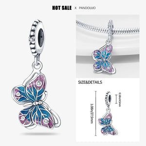 Planet Gates 2024 New in Hot Sale Original Charm Beads Fit Pandach Bracelet For Women 925 Silver Glow Discoloration Pendant Bead Jewelry Gift