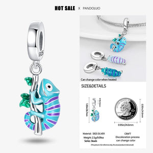 Planet Gates 2024 New in Hot Sale Original Charm Beads Fit Pandach Bracelet For Women 925 Silver Glow Discoloration Pendant Bead Jewelry Gift