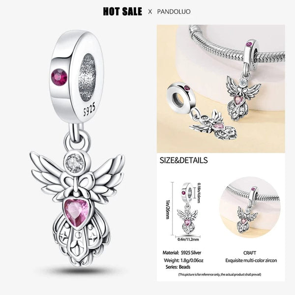 Planet Gates 2024 New in Hot Sale Original Charm Beads Fit Pandach Bracelet For Women 925 Silver Glow Discoloration Pendant Bead Jewelry Gift