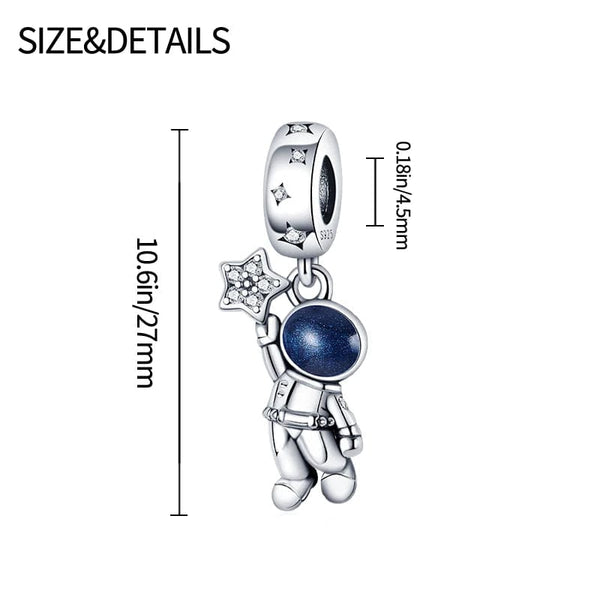 Planet Gates 2024 New in Hot Sale Original Charm Beads Fit Pandach Bracelet For Women 925 Silver Glow Discoloration Pendant Bead Jewelry Gift