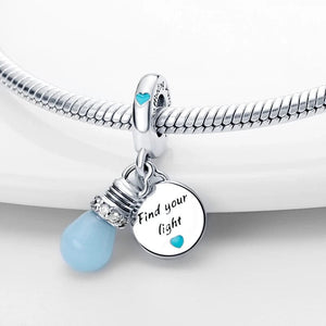 Planet Gates 2024 New in Hot Sale Original Charm Beads Fit Pandach Bracelet For Women 925 Silver Glow Discoloration Pendant Bead Jewelry Gift